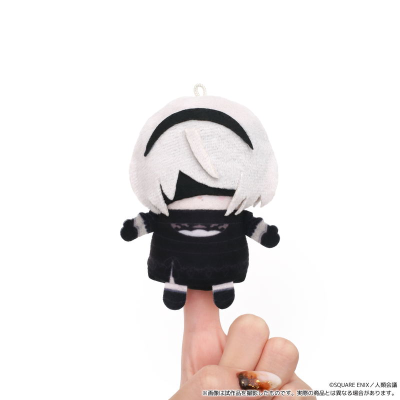 NieR:Automata Ver1.1a Finger Mascot Puppela Set Plush 2B & 9S & A2 image 2