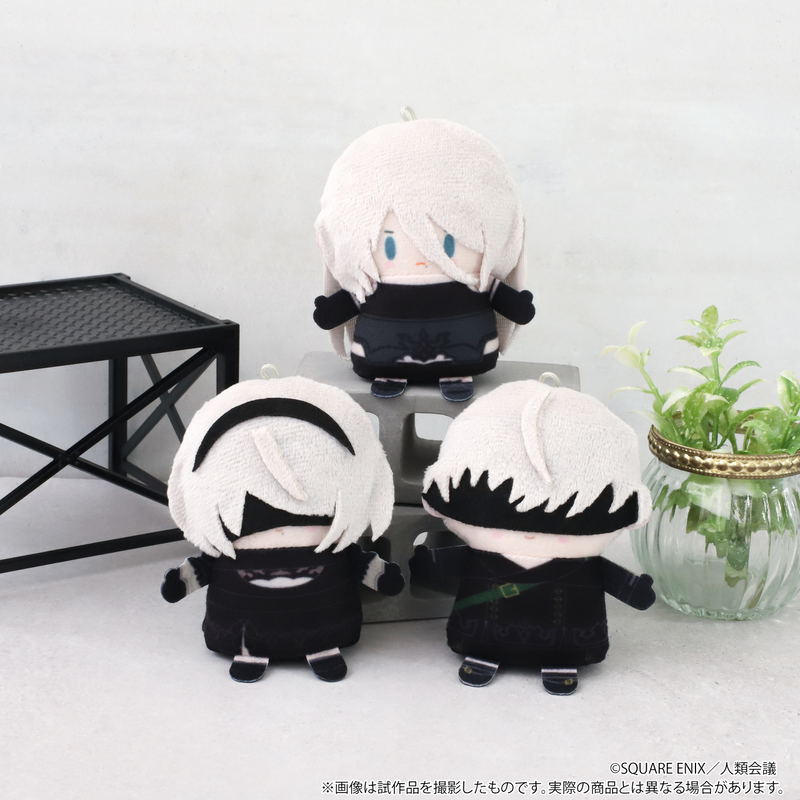 NieR:Automata Ver1.1a Finger Mascot Puppela Set Plush 2B & 9S & A2 image 3