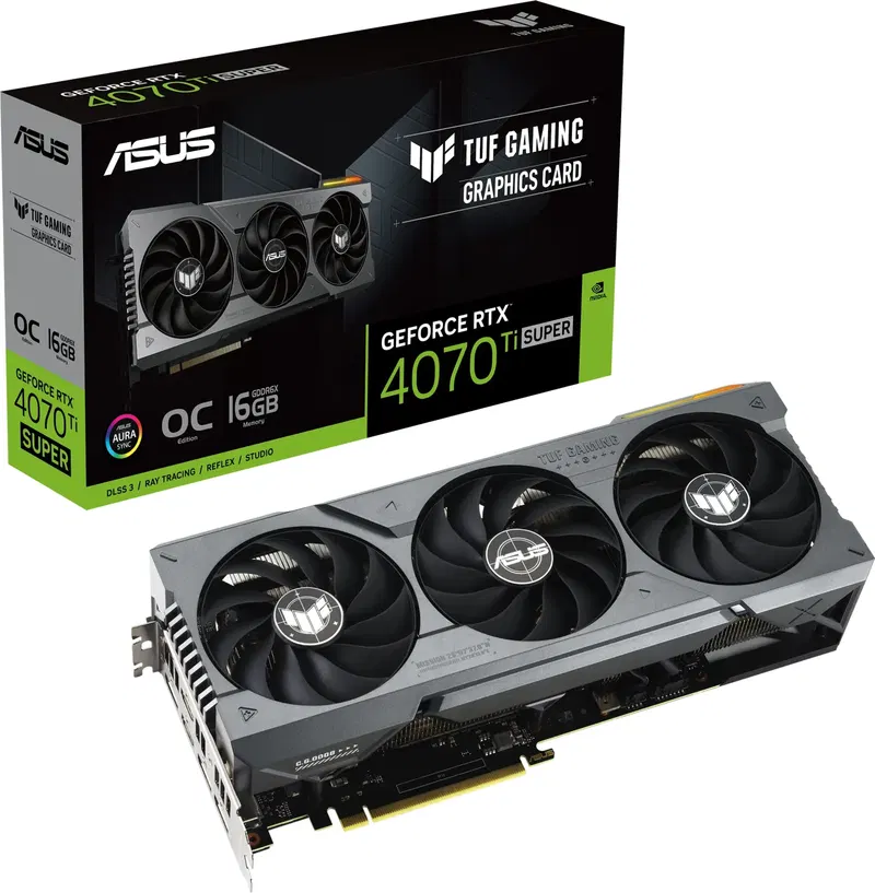 ASUS TUF Gaming GeForce RTX 4070 Ti SUPER, TUF-RTX4070TIS-16G-GAMING, 16GB GDDR6X, 2x HDMI, 3x DP image 12