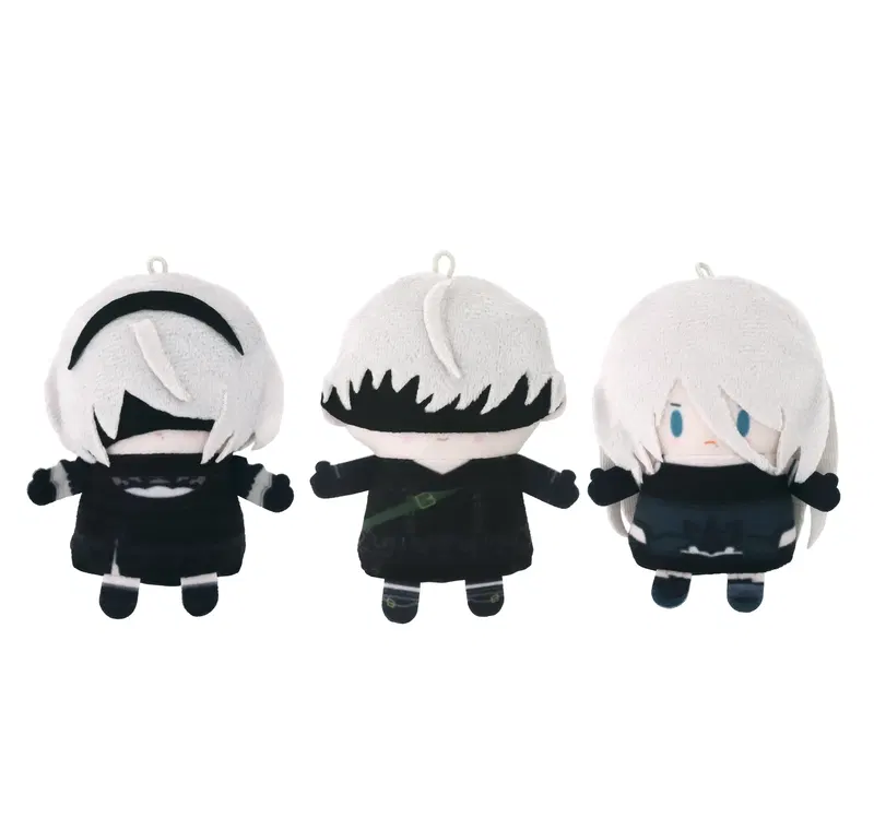 NieR:Automata Ver1.1a Finger Mascot Puppela Set Plush 2B & 9S & A2 image 1