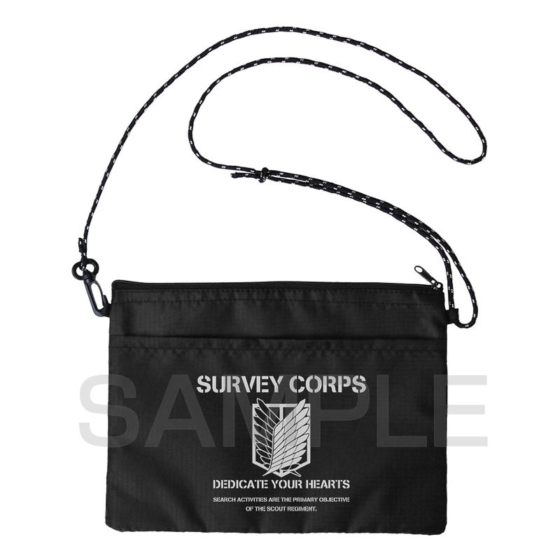 Attack On Titan Survey Corps Tent Cross Sacoche Bag image 1