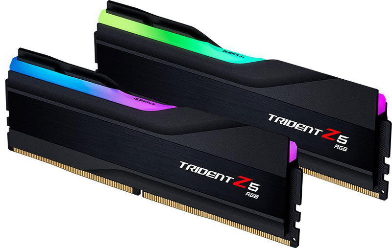 G.Skill Trident Z5 RGB Black DIMM Kit (DDR5-7200, CL34-45-45-115, on-die ECC 32GB) image 2