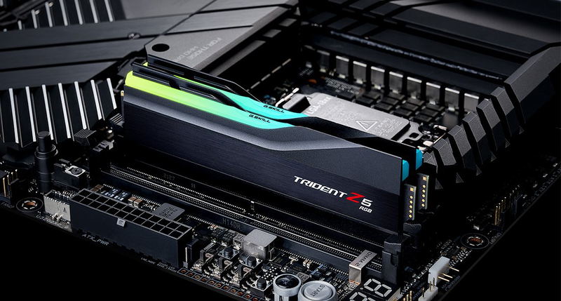 G.Skill Trident Z5 RGB Black DIMM Kit (DDR5-7200, CL34-45-45-115, on-die ECC 32GB) image 5