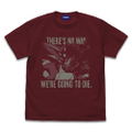 Getter Robo Armageddon There's No Way We're Going To Die T-shirt (Burgundy | Size S) thumbnail 1