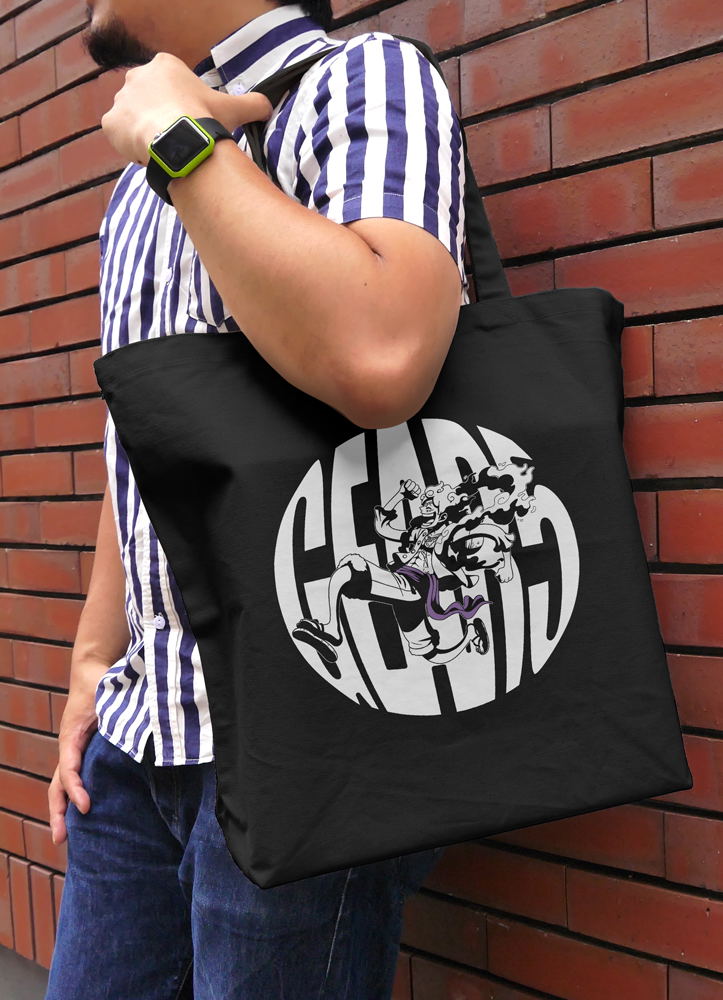 One Piece Gear 5 Large Tote Bag Black image 2