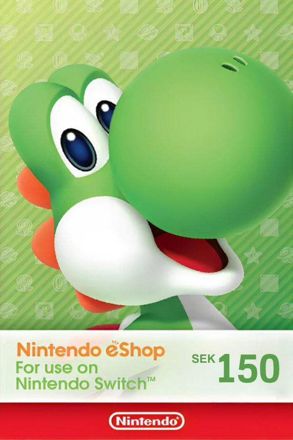 Nintendo eShop Card 150 SEK | Sweden Account <span class="ext ext_digital">digital</span> image 1