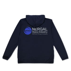 Martian Successor Nadesico: The Prince Of Darkness - Nergal Heavy Industries Thin Dry Hoodie (Navy | Size S)_