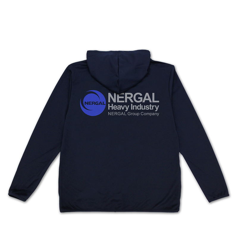 Martian Successor Nadesico: The Prince Of Darkness - Nergal Heavy Industries Thin Dry Hoodie (Navy | Size S) image 1
