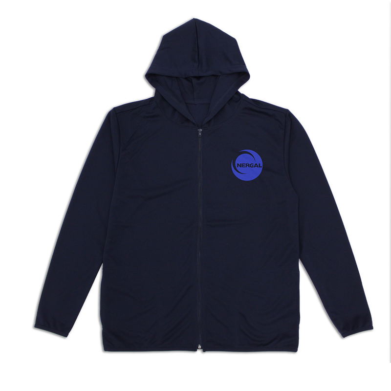 Martian Successor Nadesico: The Prince Of Darkness - Nergal Heavy Industries Thin Dry Hoodie (Navy | Size S) image 2