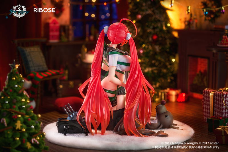 Azur Lane 1/6 Scale Pre-Painted Figure: Honolulu Fire Red Present Ver. image 9