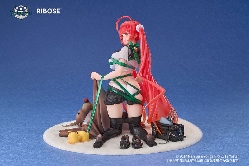 Azur Lane 1/6 Scale Pre-Painted Figure: Honolulu Fire Red Present Ver. image 2