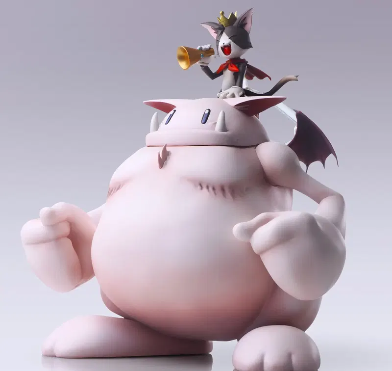 Final Fantasy VII Bring Arts: Cait Sith & Fat Moogle image 1