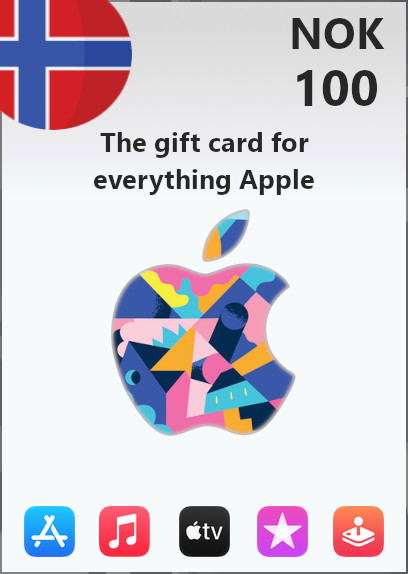 Apple Gift Card 100 NOK | Norway Account <span class="ext ext_digital">digital</span> image 1