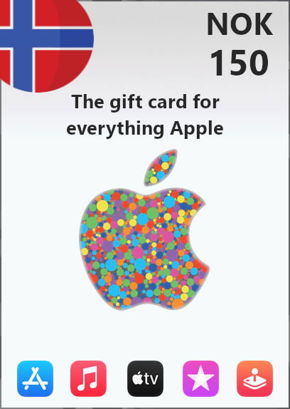 Apple Gift Card 150 NOK | Norway Account <span class="ext ext_digital">digital</span> image 1