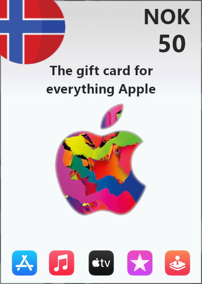 Apple Gift Card 50 NOK | Norway Account <span class="ext ext_digital">digital</span> image 1