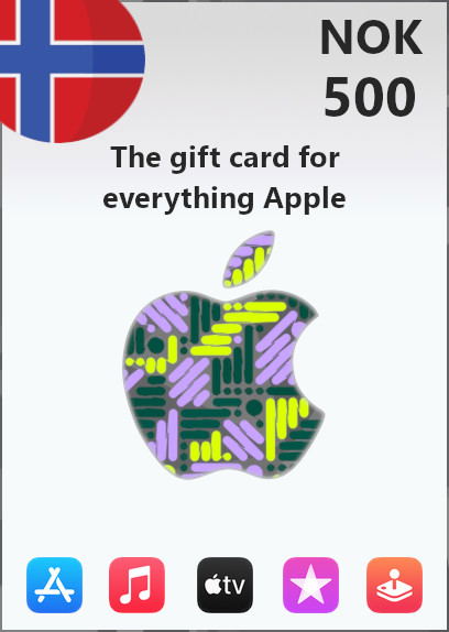 Apple Gift Card 500 NOK | Norway Account <span class="ext ext_digital">digital</span> image 1