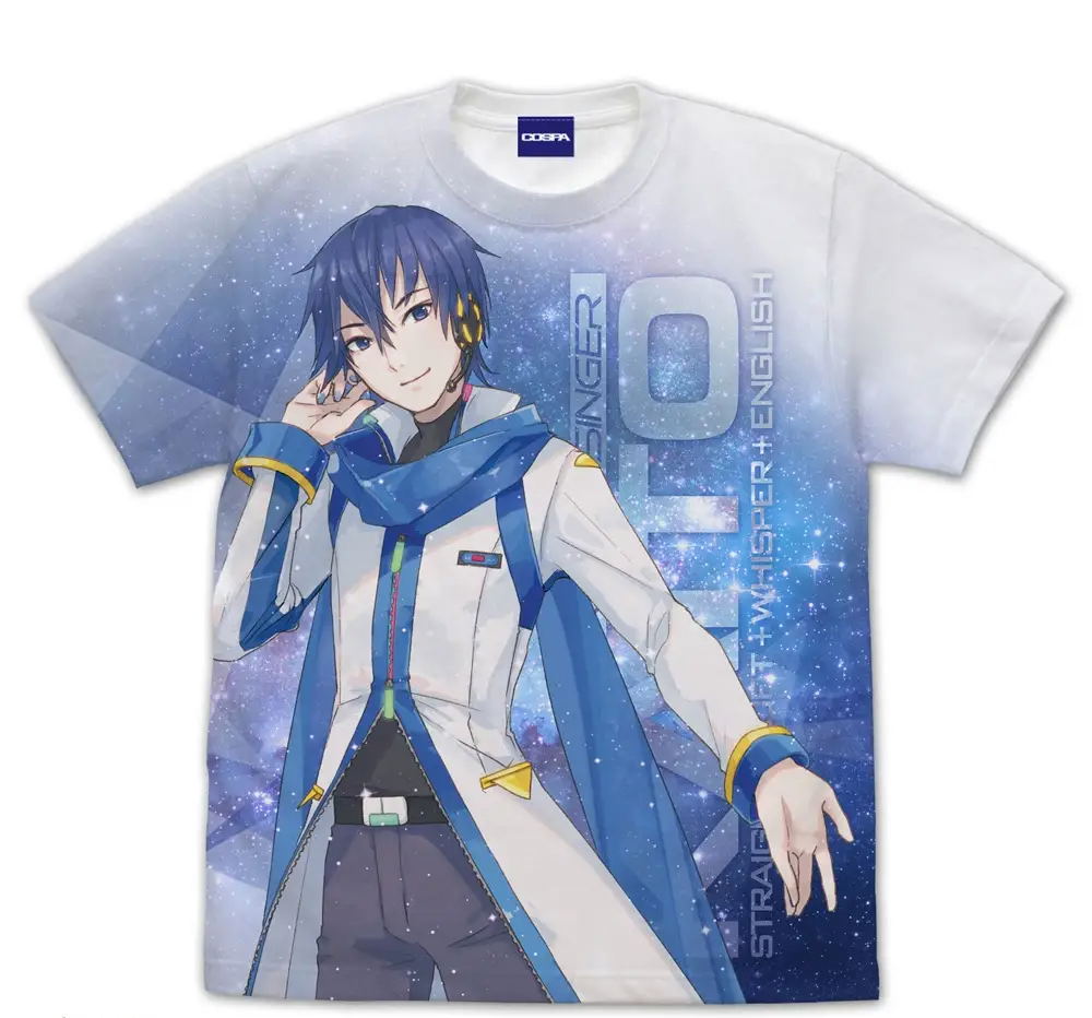 MK15th Project - KAITO Full Graphic T-shirt (White | Size L)