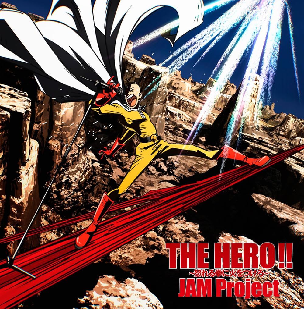 One Punch Man Opening Theme: The Hero!- Ikareru Kobushi Ni Hi Wo Tsukero [Limited Edition] — Import Game Deal