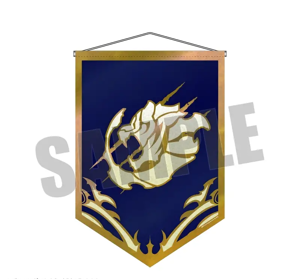 Solo Leveling Guild Emblem Banner Tapestry White Tiger Guild Ver._