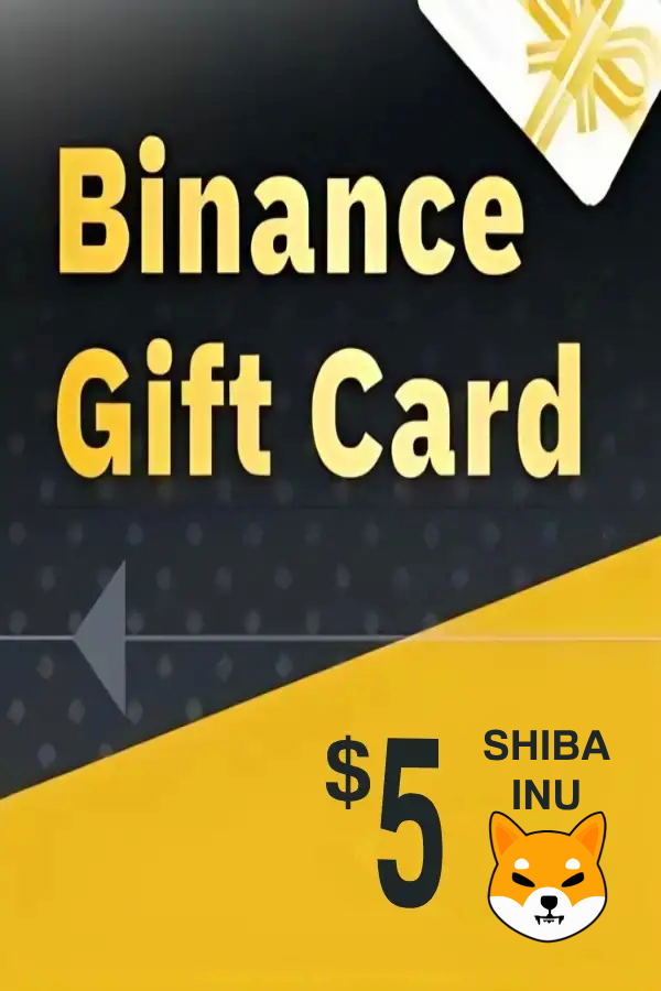 Binance Gift Card 5 USD (Shiba Inu) digital — Import Game Deal
