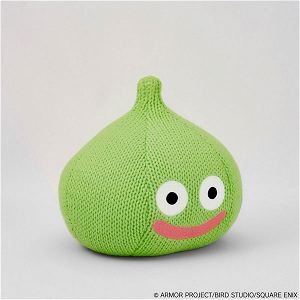 Dragon Quest Smile Slime Kasanerarechau Knitted Plush Lime Slime