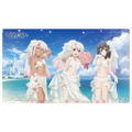 Fate/kaleid Liner Prisma Illya: Licht - The Nameless Girl Original Illustration Rubber Mat Illya & Miyu & Chloe / Wedding Swimwear thumbnail 1