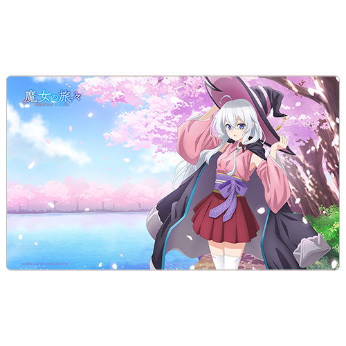 The Journey Of Elaina Original Illustration Rubber Mat Elaina / Cherry Blossoms image 1