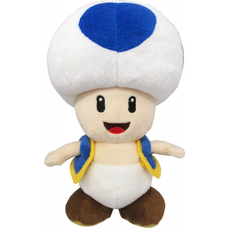 Super Mario All Star Collection AC31: Super Mario Plush Blue Toad (S) San-ei Boeki