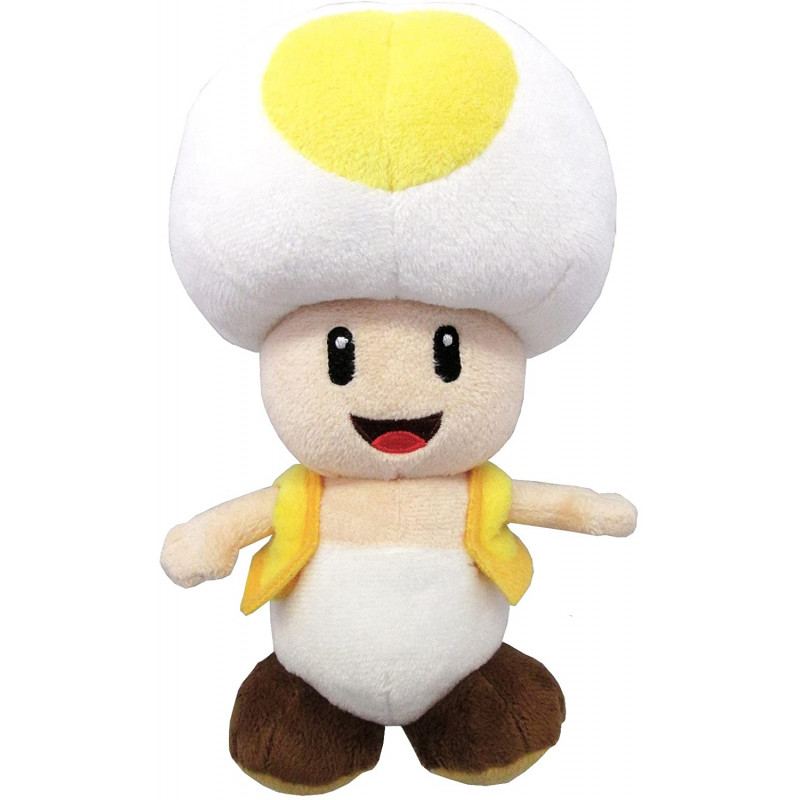 Super Mario All Star Collection AC32: Super Mario Plush Yellow Toad (S) San-ei Boeki