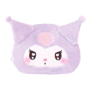 Sanrio Characters Plush Shell Shape Face Pouch Kuromi_