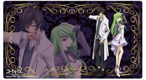 Collection Code Geass Lelouch Of The Rebellion Lelouch & C.C. Rubber Desk Mat_