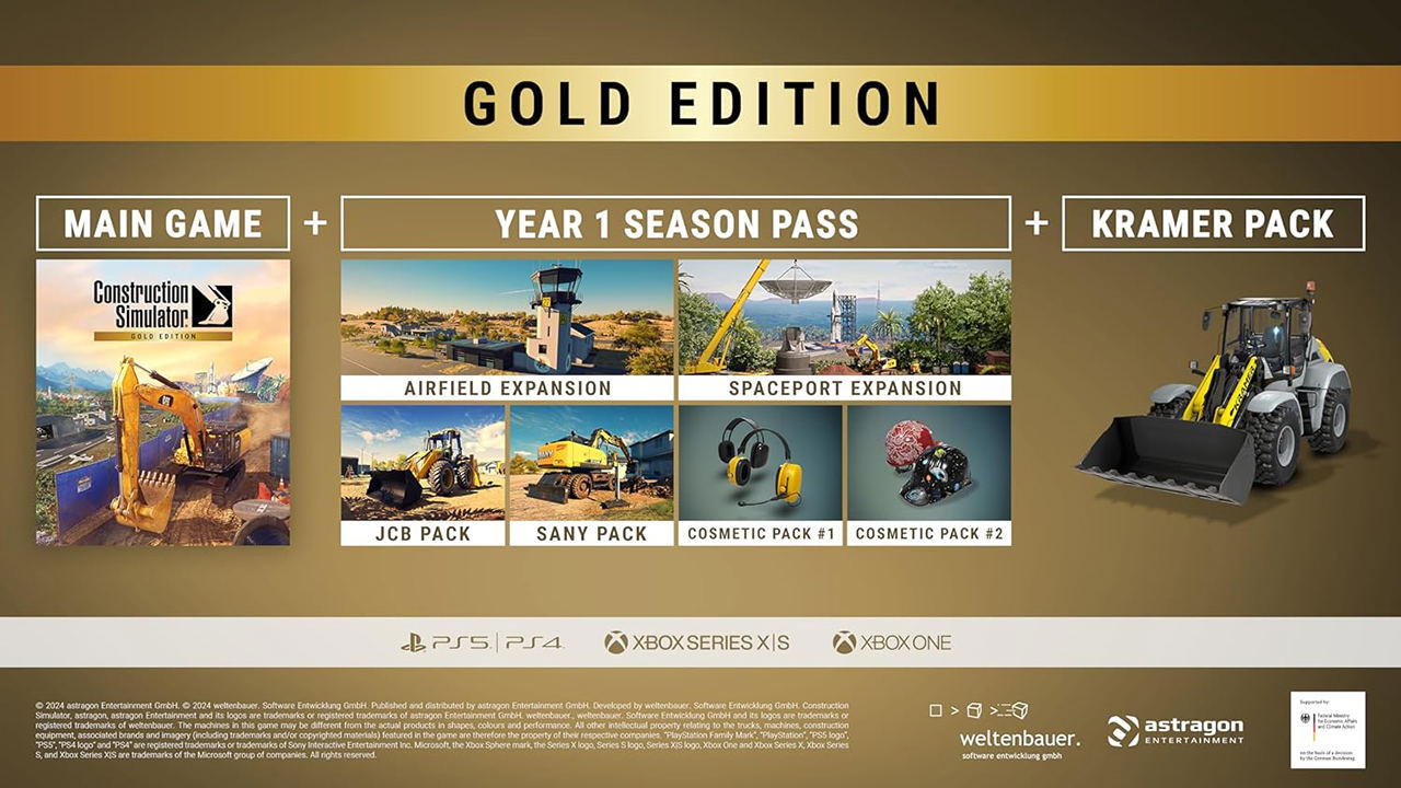 Construction Simulator [Gold Edition] for PlayStation 5