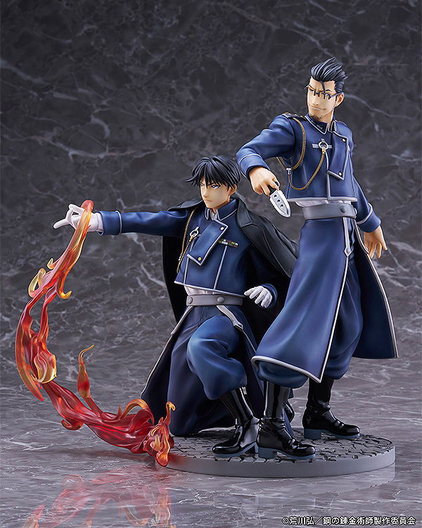 Fullmetal Alchemist Brotherhood Pre-Painted Figure: Roy Mustang & Maes Hughes -Kizuna- image 3
