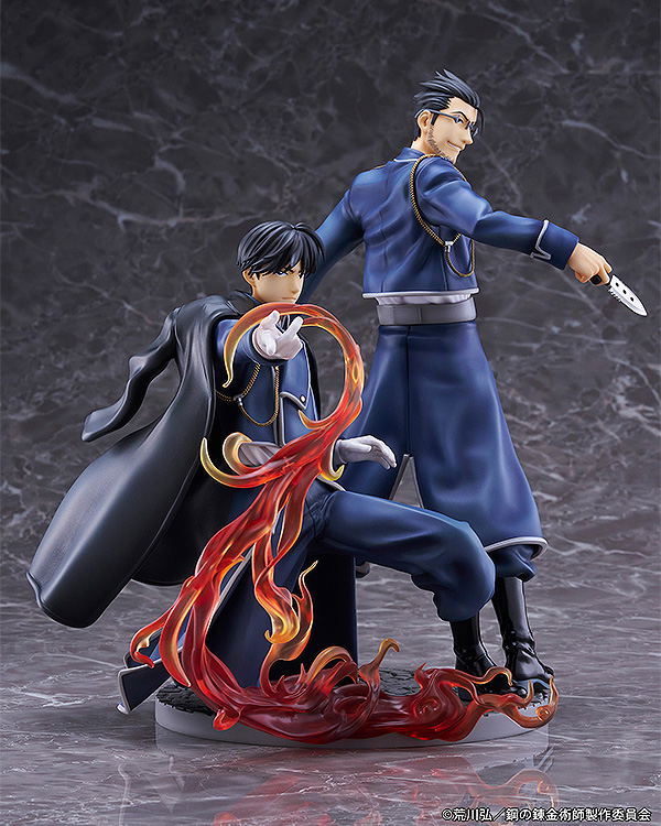 Fullmetal Alchemist Brotherhood Pre-Painted Figure: Roy Mustang & Maes Hughes -Kizuna- image 5