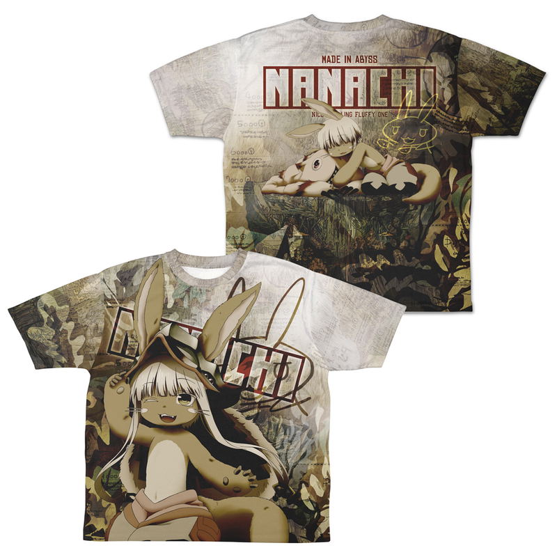 Made In Abyss: The Golden City Of The Scorching Sun - Original Illustration Nanachi Double-sided Full Graphic T-shirt (Size L) image 1