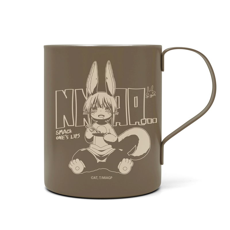 Made In Abyss: The Golden City Of The Scorching Sun - Original Illustration Nanachi Mogumogu Painted Double Layer Stainless Steel Mug (Painted) image 1