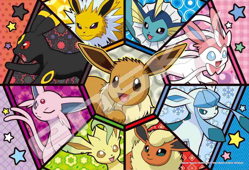 Pokemon Jigsaw Puzzle 300 Piece 300-AC064 Eevee Friends image 1