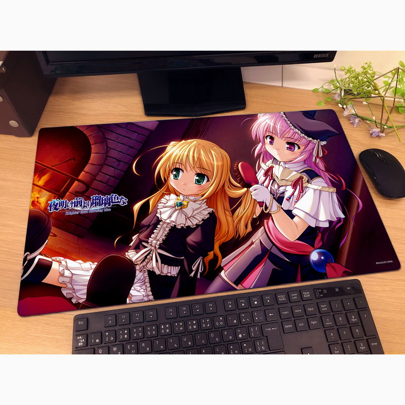 Yoake Mae Yori Ruriiro Na Rubber Mat Wreath & Estel / Brush image 2