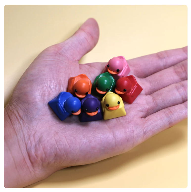 Duckey Keycap (Red) image 2