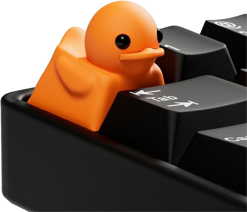 Duckey Keycap (Orange) image 1
