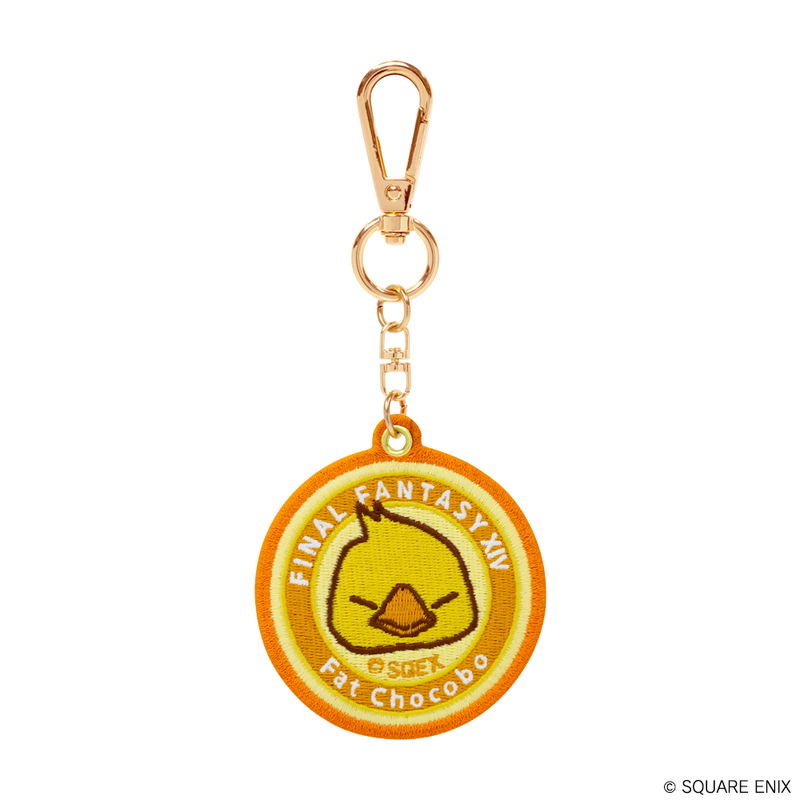 Final Fantasy XIV Patch Key Chain Fat Cat & Fat Chocobo image 2
