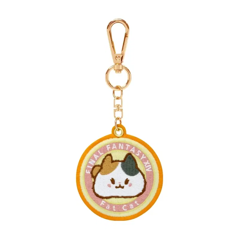 Final Fantasy XIV Patch Key Chain Fat Cat & Fat Chocobo image 1