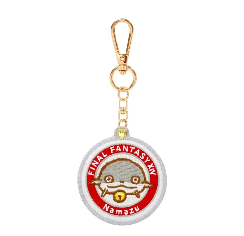 Final Fantasy XIV Patch Key Chain Namazu & Odder Otter image 1