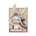 Made In Abyss: The Golden City Of The Scorching Sun - Newly Drawn Nanachi Exciting Outdoor Sticker thumbnail 1