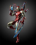 Marvel Studios The Infinity Saga 1/12 Scale Pre-Painted Action Figure: DLX Iron Man Mark 85 thumbnail 8