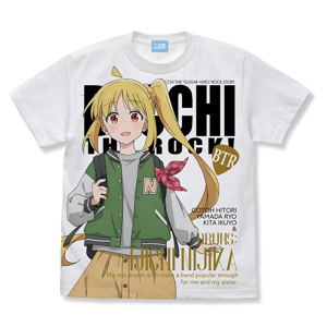 Bocchi the Rock! - Original Illustration Nijika Ijichi Full Graphic T-shirt Street Fashion Ver. (White | Size XL)_