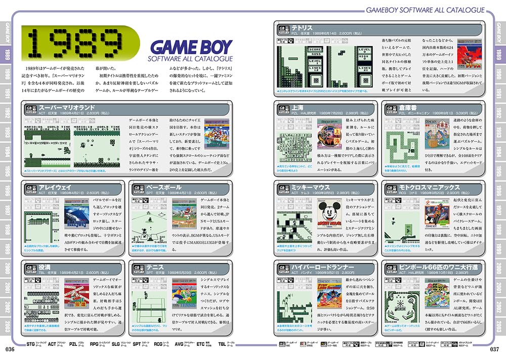 Game Boy Perfect Catalog