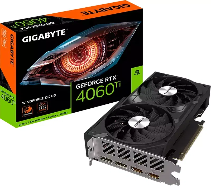 Gigabyte GeForce RTX 4060 Ti Windforce OC 8G, 8GB GDDR6, 2x HDMI, 2x DP image 7