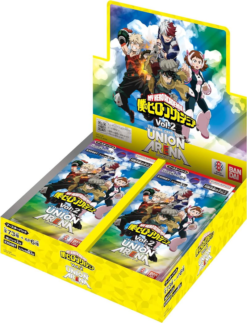 Union Arena My Hero Academia Vol. 2 Booster Pack EX06BT (Set of 16 Packs) image 1