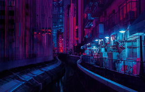 Liam Wong Tokyo - The Night City Captured By A Game Designer_